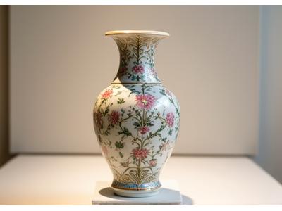 Restaurēta 18. gadsimta porcelāna vāze