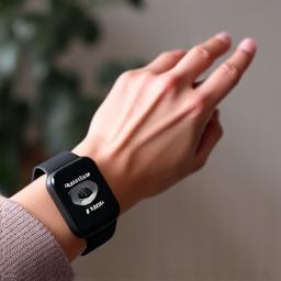 Cilvēks veic jogu ar viedpulksteni, kas automātiski atpazīst aktivitāti.